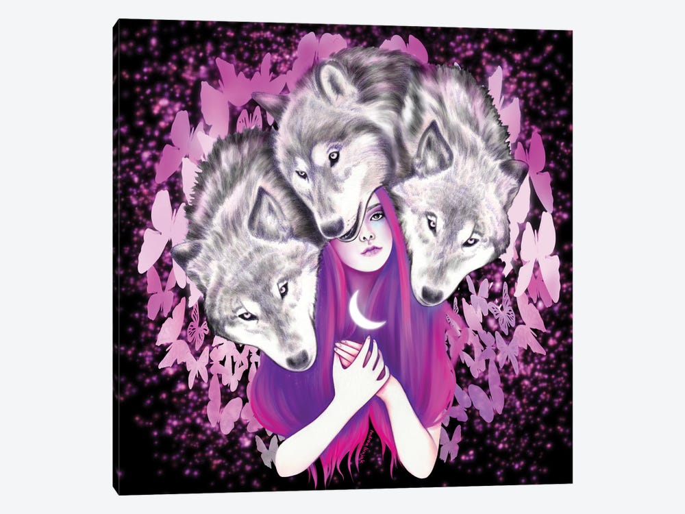 Company Of Wolves by Andrea Hrnjak 1-piece Art Print