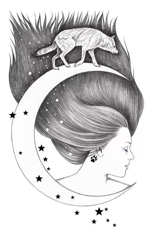 Moonwalker by Andrea Hrnjak wall art