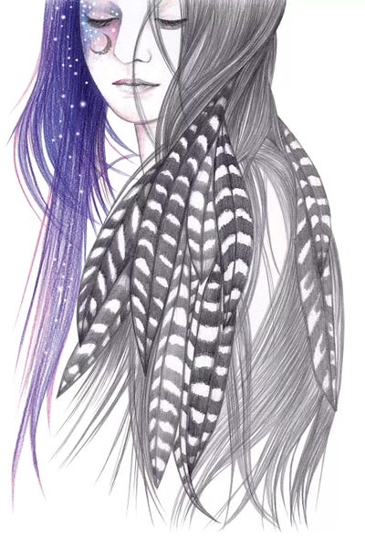 New Moon by Andrea Hrnjak canvas print