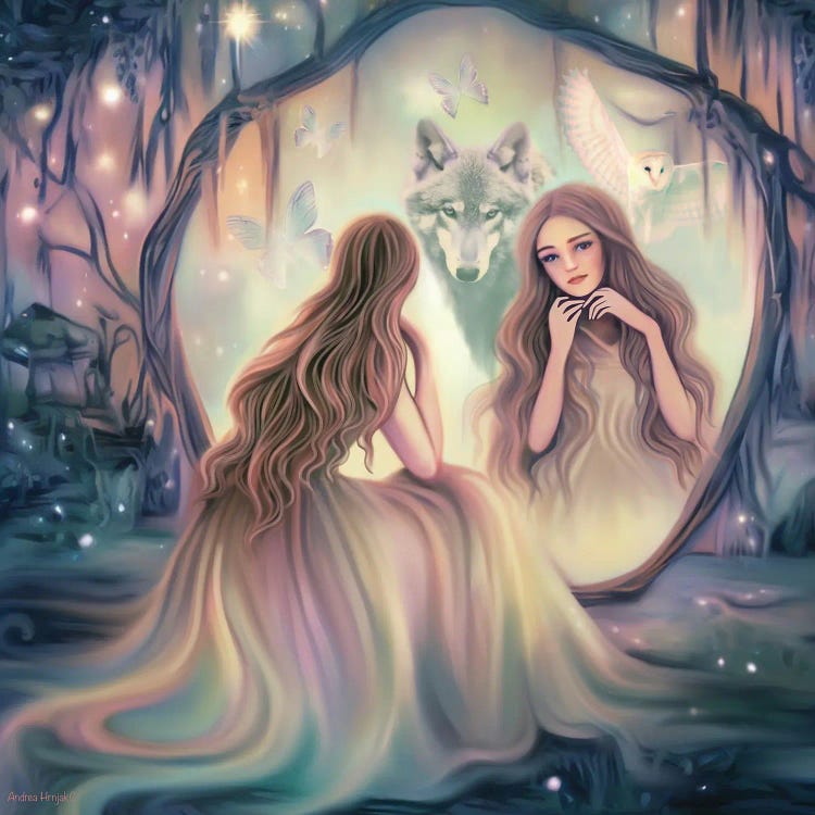 Spirits Of The Magic Forest by Andrea Hrnjak wall art