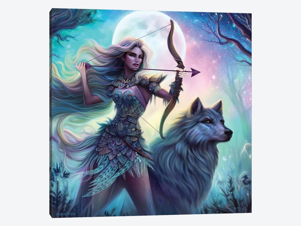 Forest Warrior by Andrea Hrnjak 1-piece Art Print