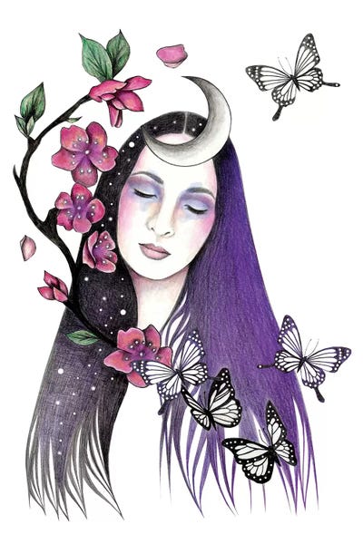 Blossom Time by Andrea Hrnjak framed canvas print