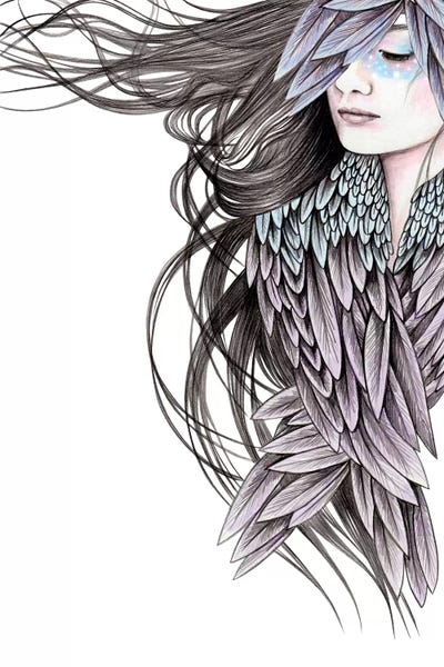 Wild Spirit: Raven Wings by Andrea Hrnjak