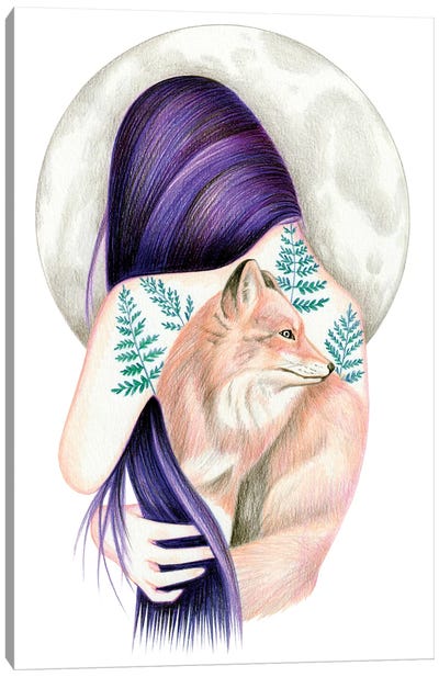 Red Fox Canvas Art Print - Andrea Hrnjak
