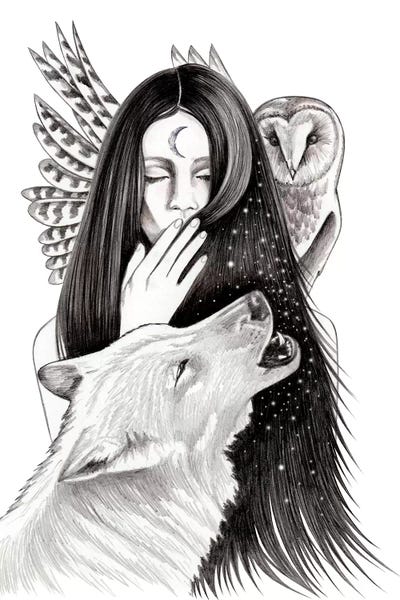 Black & White Drawings & Illustrations: Ritual by Andrea Hrnjak