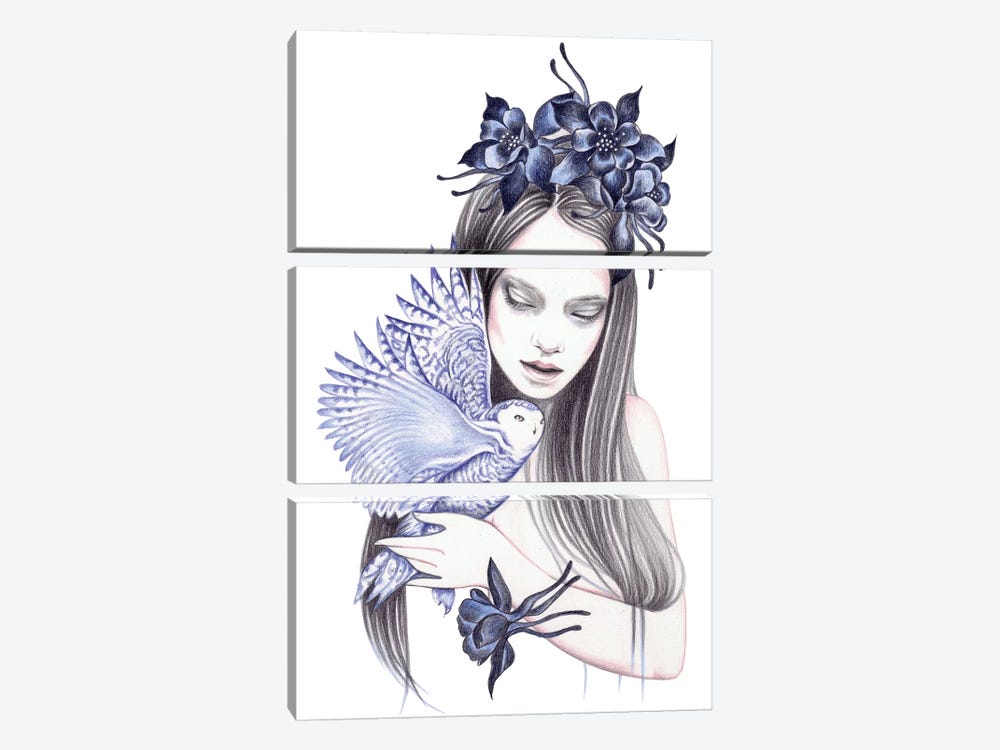 Wild Flower by Andrea Hrnjak 3-piece Art Print