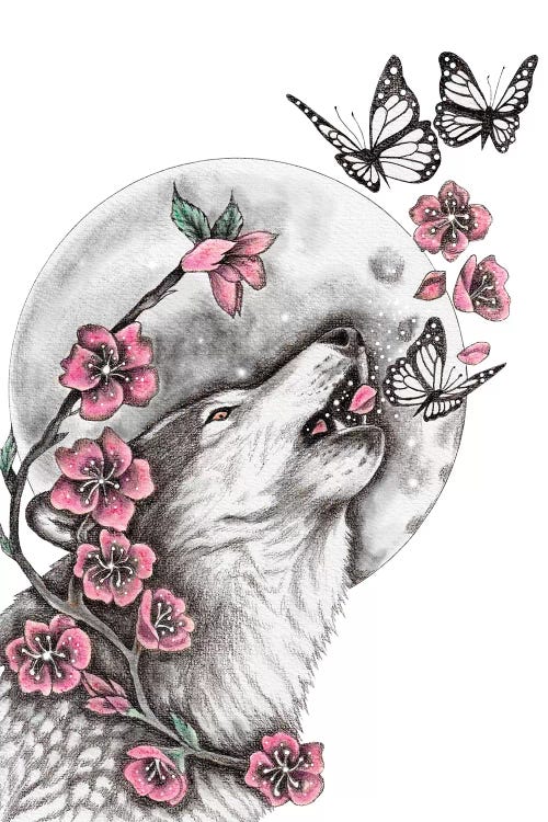 Call Of The Wolf by Andrea Hrnjak wall art