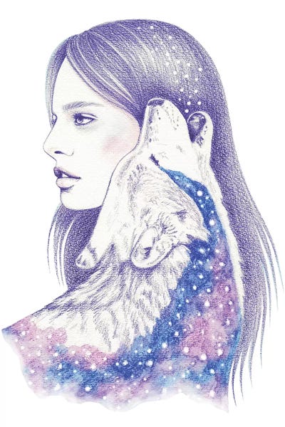 Cosmic Love Ii Canvas Art By Andrea Hrnjak Icanvas