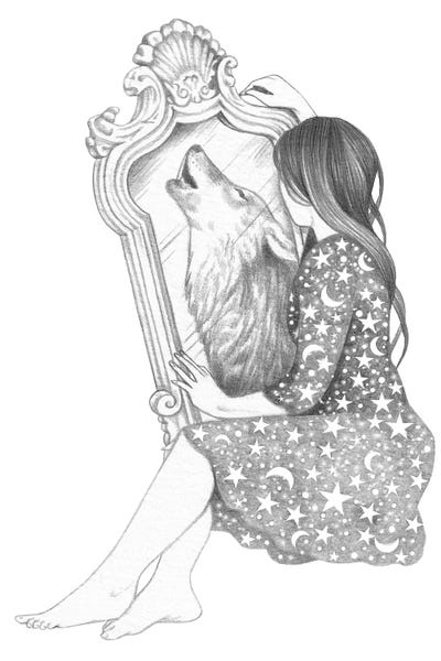 Wolves: Mirror by Andrea Hrnjak