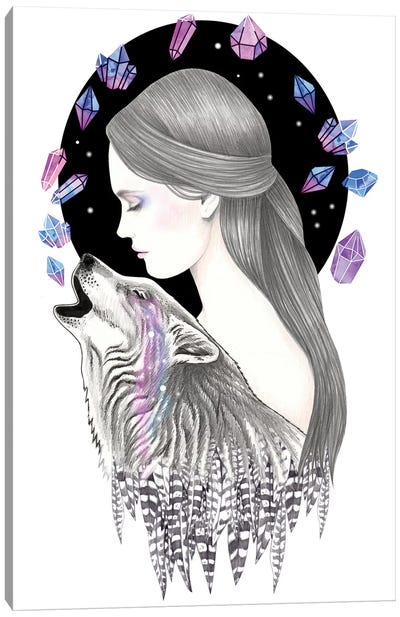 Crystal Canvas Art Print - Andrea Hrnjak