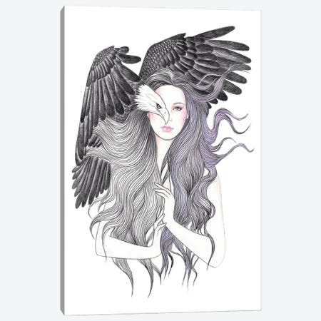 Eagle Eye Canvas Print #AHR83} by Andrea Hrnjak Canvas Art
