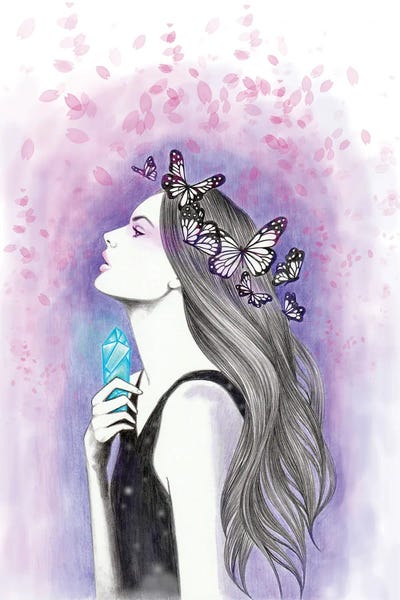 Aurora by Andrea Hrnjak framed canvas print