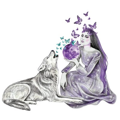 Spells by Andrea Hrnjak framed wall art