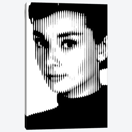 Audrey Hepburn II Canvas Print #AHS107} by Ahmad Shariff Canvas Artwork