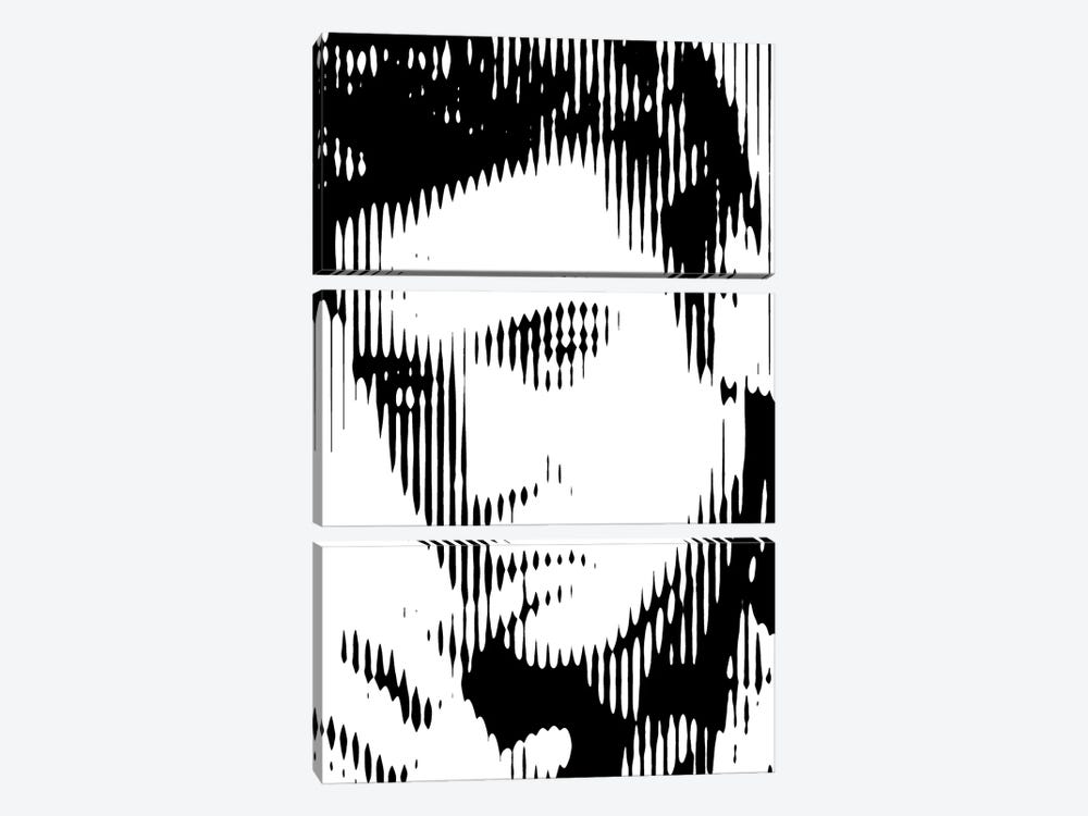 Elvis Presley by Ahmad Shariff 3-piece Canvas Print