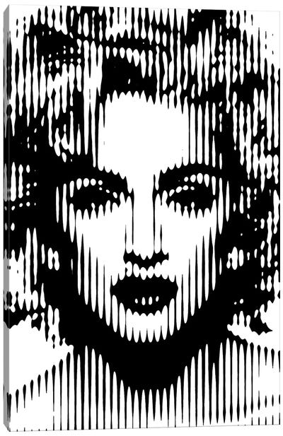 Madonna Canvas Art Print - Black & White Pop Culture Art