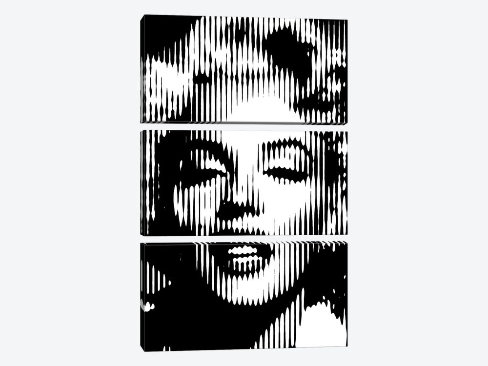Marilyn Monroe II by Ahmad Shariff 3-piece Canvas Artwork