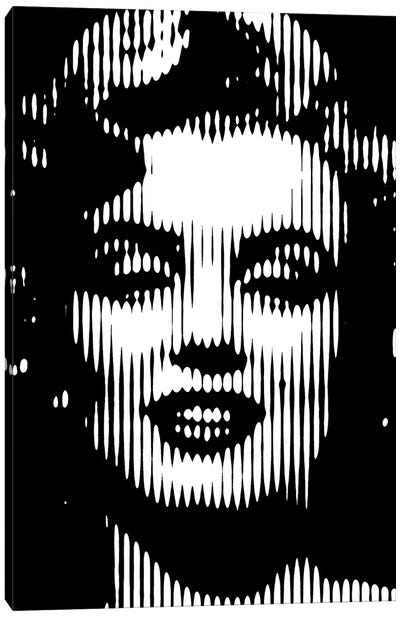 Marilyn Monroe III Canvas Art Print - Model & Fashion Icon Art