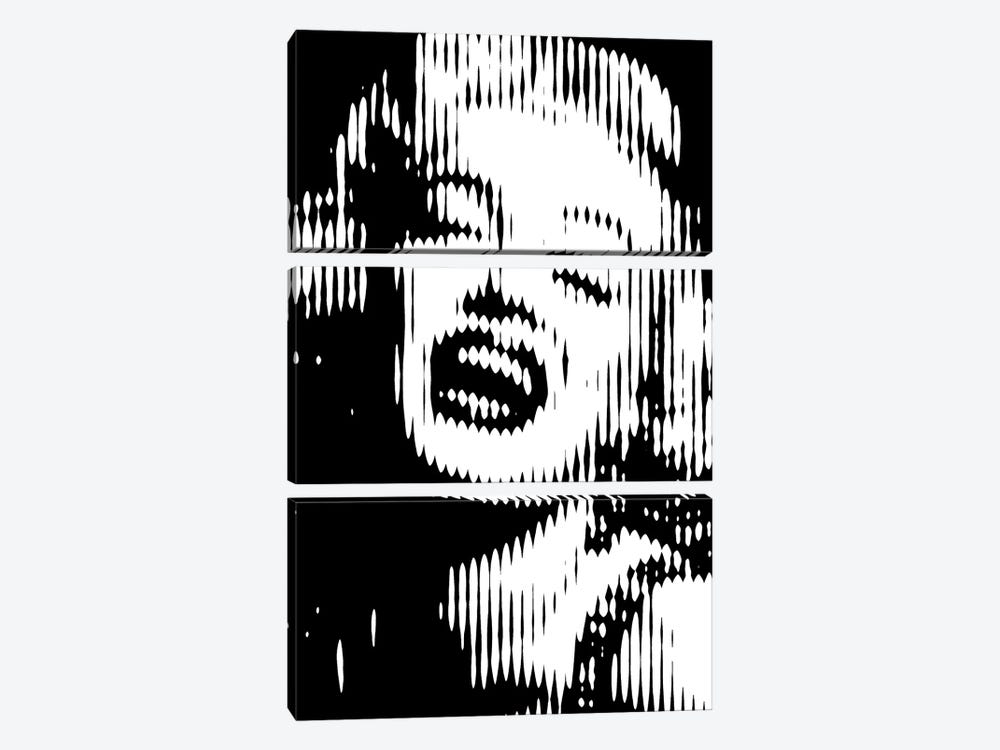 Marilyn Monroe IV by Ahmad Shariff 3-piece Canvas Art