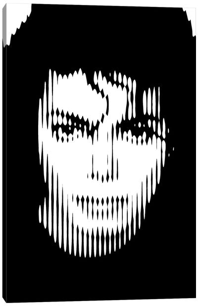 Michael Jackson II Canvas Art Print - Black & White Pop Culture Art