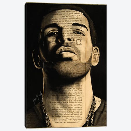 Drake Canvas Print #AHS14} by Ahmad Shariff Canvas Print