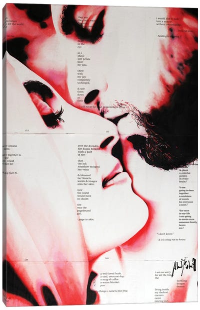 Kiss Of Devotion Canvas Art Print - Hot Off the Presses