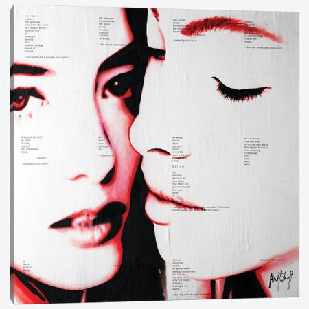 Kiss Of Life Canvas Print #AHS164} by Ahmad Shariff Canvas Artwork