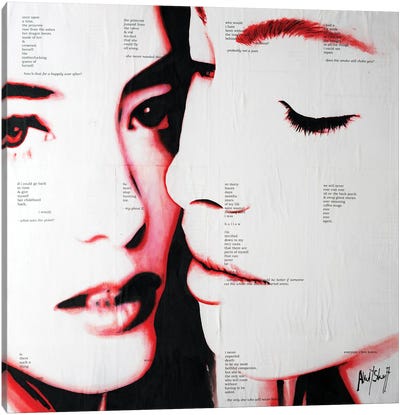 Kiss Of Life Canvas Art Print - LGBTQ+ Art