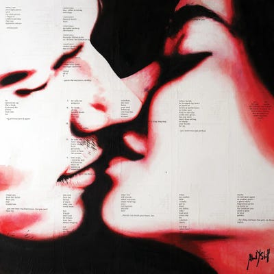 Kiss Of Seduction by Ahmad Shariff multi panel art