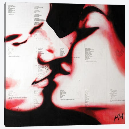 Kiss Of Seduction Canvas Print #AHS167} by Ahmad Shariff Canvas Art