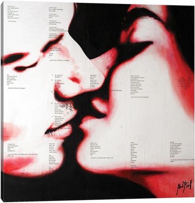 Kiss Of Seduction Canvas Art Print - Ahmad Shariff