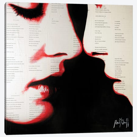 Kiss Of Understanding Canvas Print #AHS168} by Ahmad Shariff Canvas Art Print