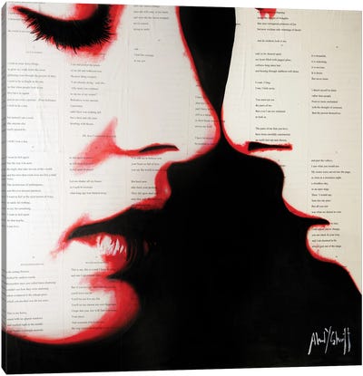 Kiss Of Understanding Canvas Art Print - Ahmad Shariff