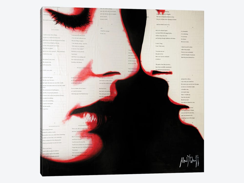 Kiss Of Understanding by Ahmad Shariff 1-piece Canvas Print