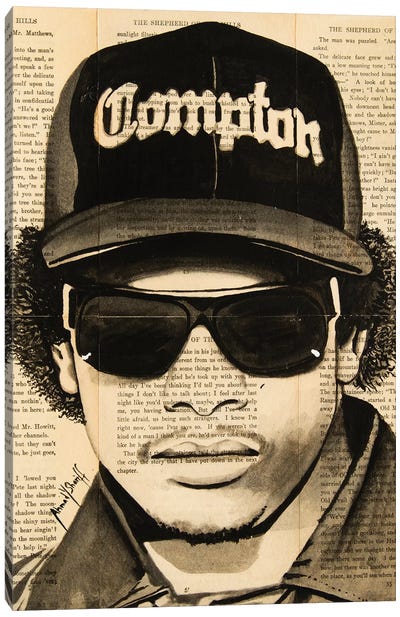 Eazy-E Canvas Art Print - Hot Off the Presses