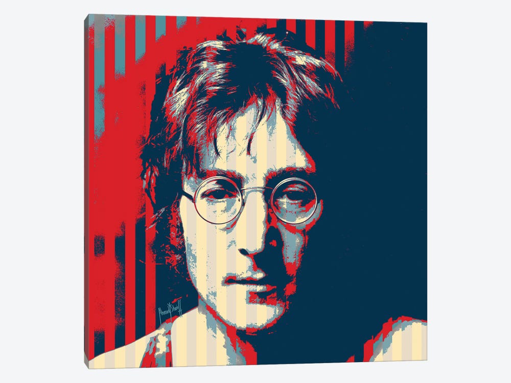 John Lennon by Ahmad Shariff 1-piece Canvas Print
