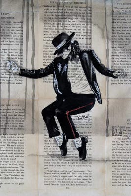 Michael Jackson Canvas Artwork by Ahmad Shariff | iCanvas