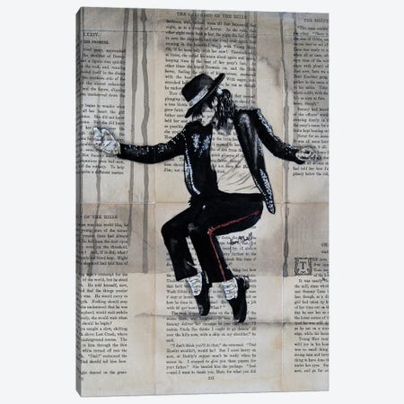 Michael Jackson Canvas Print #AHS27} by Ahmad Shariff Canvas Art