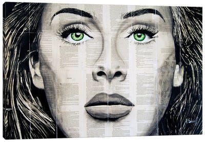 Adele Canvas Art Print - Ahmad Shariff