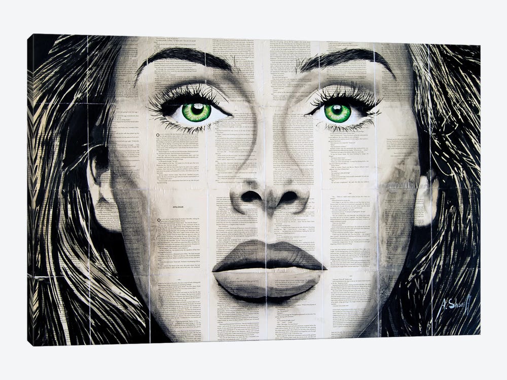 Adele by Ahmad Shariff 1-piece Canvas Art Print