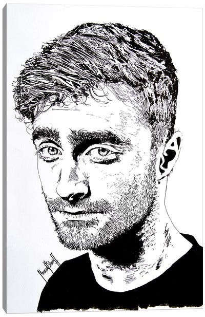 Radcliffe Canvas Art Print - Daniel Radcliffe