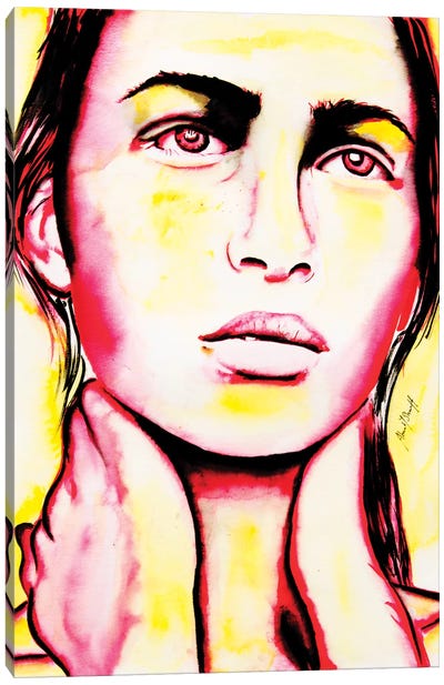 Sad Girl Canvas Art Print - Ahmad Shariff
