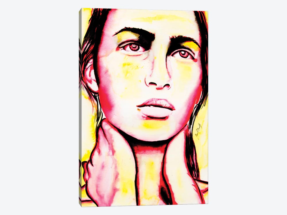 Sad Girl by Ahmad Shariff 1-piece Canvas Art