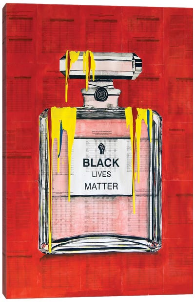 BLM° 7 Canvas Art Print - Black Lives Matter Art