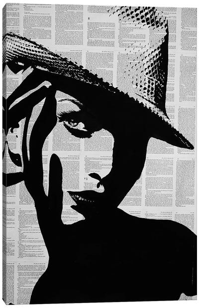 Here's Looking At You Kid Canvas Art Print - Hat Art