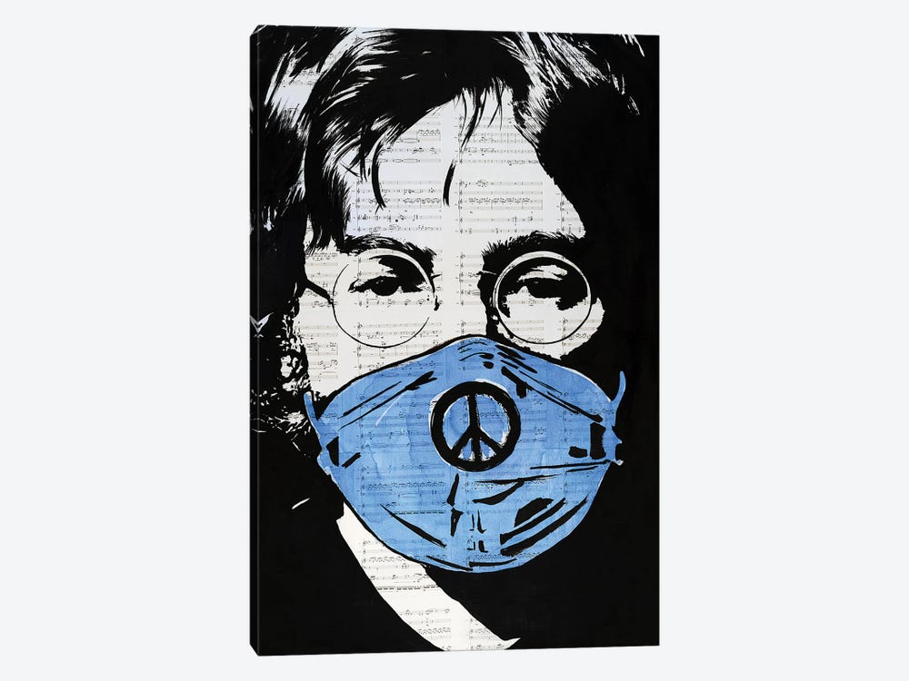 John Lennon Got Mask by Ahmad Shariff 1-piece Art Print