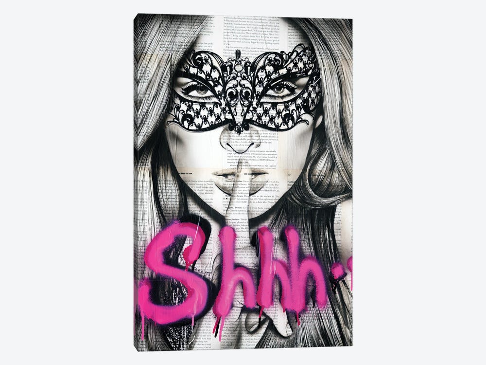 Shhh by Ahmad Shariff 1-piece Canvas Artwork