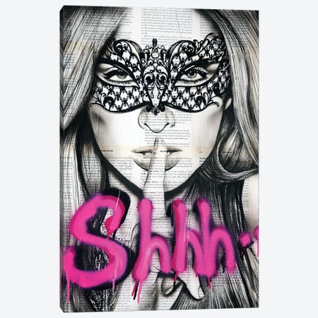 Shhh Canvas Print #AHS99} by Ahmad Shariff Canvas Artwork
