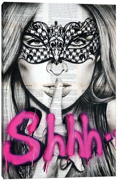 Shhh Canvas Art Print - Ahmad Shariff