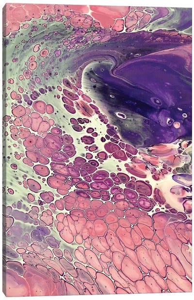Eye Of The Pink Cyclone Canvas Art Print - Ann Hutchinson